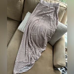 Lulu's Tan and White Striped Garment